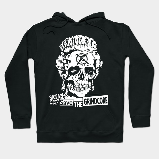 Satan save the grindcore Hoodie by pontosix